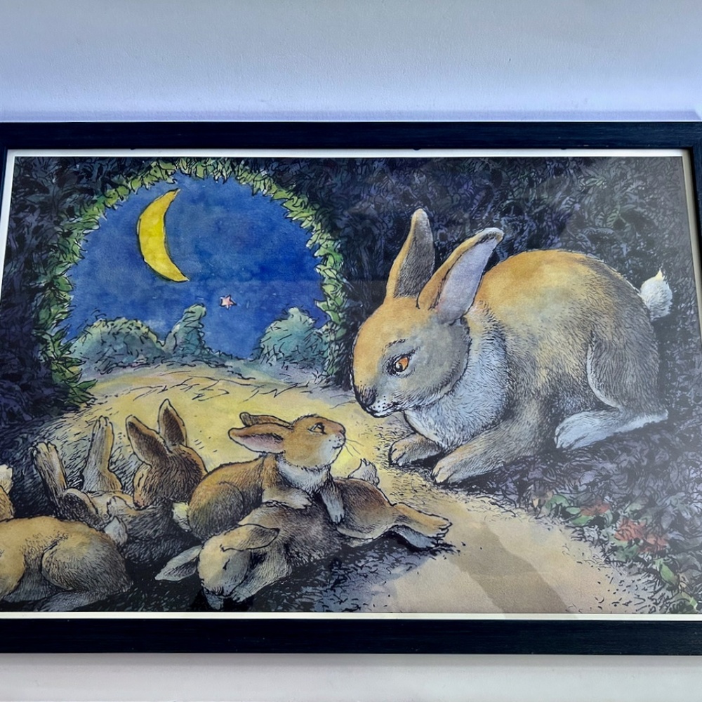 "If You Were My Bunny" Framed Print, 1990's